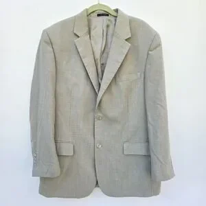 Club Room Exclusively For Macy's Wool/Silk/Linen Blend Sport Coat Size-44R
